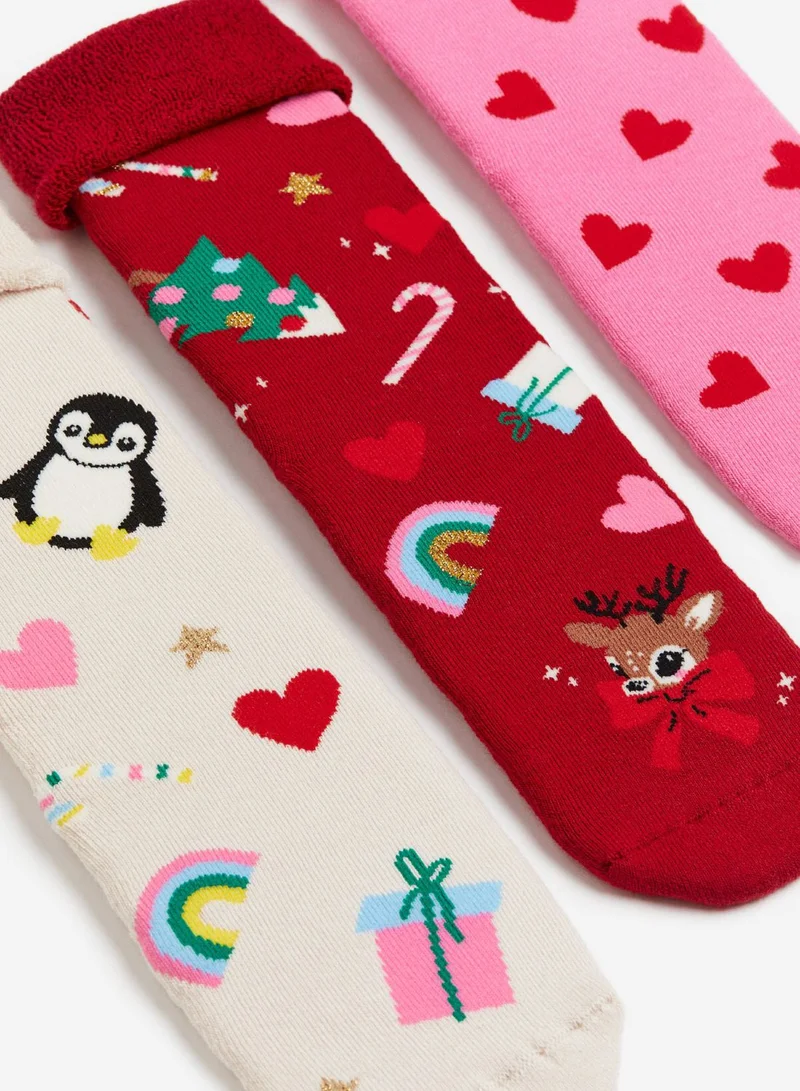 H&M Kids 3-Pack Terry Socks