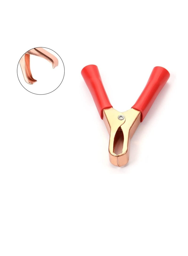ABBASALI Test Clamp Red Black Connecting Battery Alligator Clip Clamp - Image 2