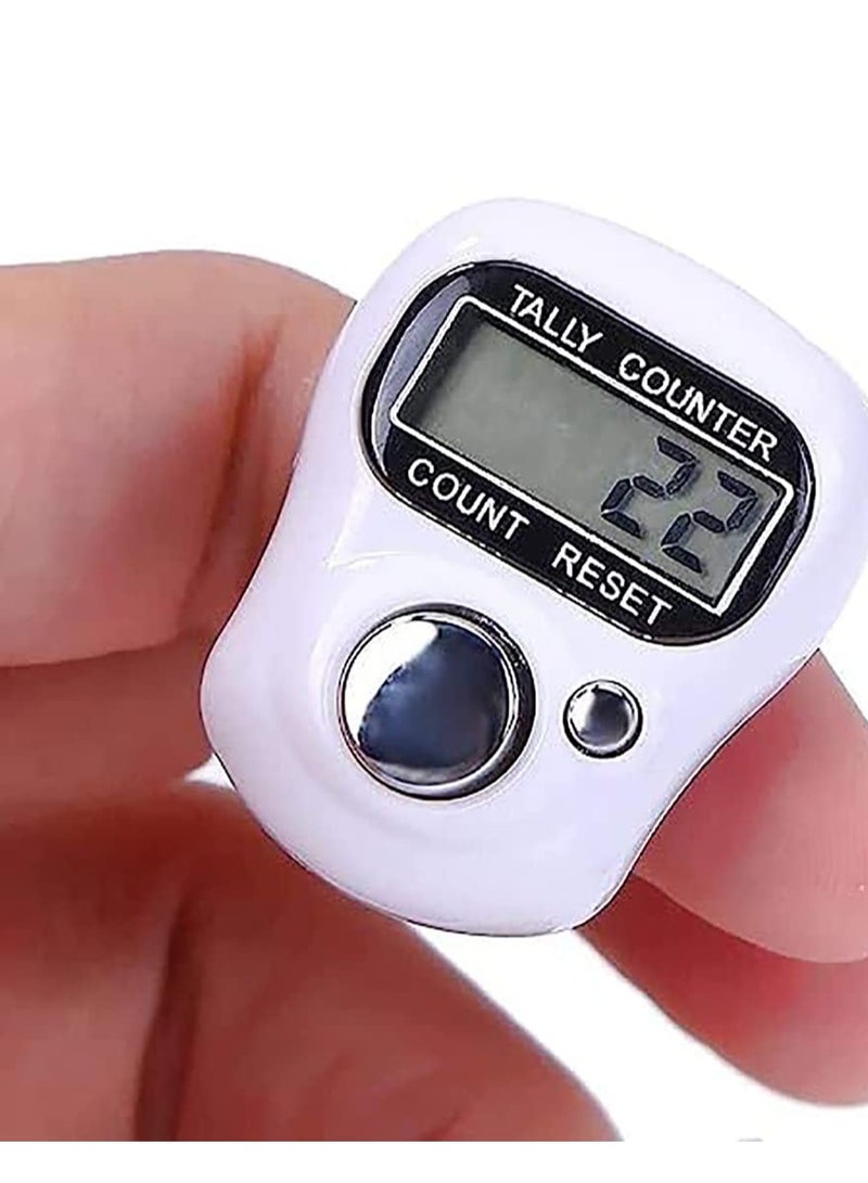 Digital LCD Tasbih Ring for Islamic Dhikr, Hand Resettable Digital Counter Ring Lightweight with One Button Reset - Ideal for Exercise, Daily Counting, Focusing Multicolor - Image 1