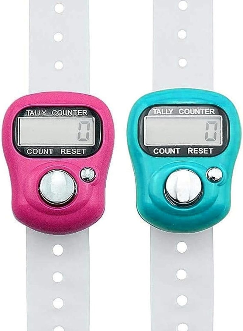 Digital LCD Tasbih Ring for Islamic Dhikr, Hand Resettable Digital Counter Ring Lightweight with One Button Reset - Ideal for Exercise, Daily Counting, Focusing Multicolor - Image 4