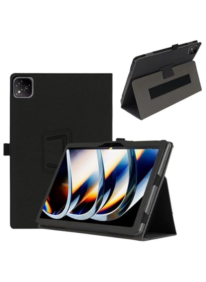 Case Compatible with Infinix XPAD 11 inch 2024, PU Leather Protective Cover Case with Magnetic and Seat Belt for Infinix XPAD Tablet - Image 1