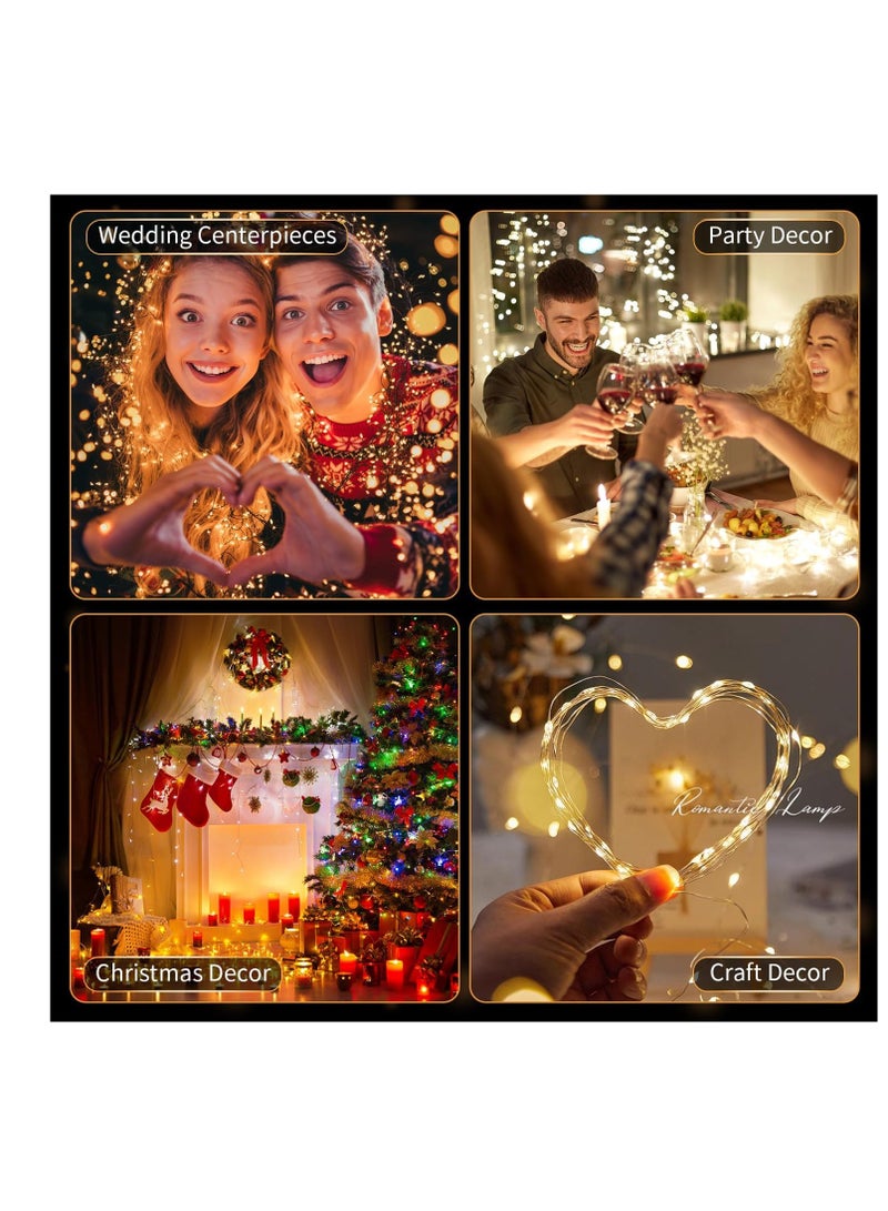 عام 20 حزمة LED LED LIDY LIGHT BUTTIONS و 3 ميزات وميض وميض ببطء وفقط على 7 أقدام و 20 LED مصابيح ماء مصغرة وميض الأضواء لزواجيات ماسون الحفلات عيد الميلاد ديكورات عيد الميلاد - Image 3