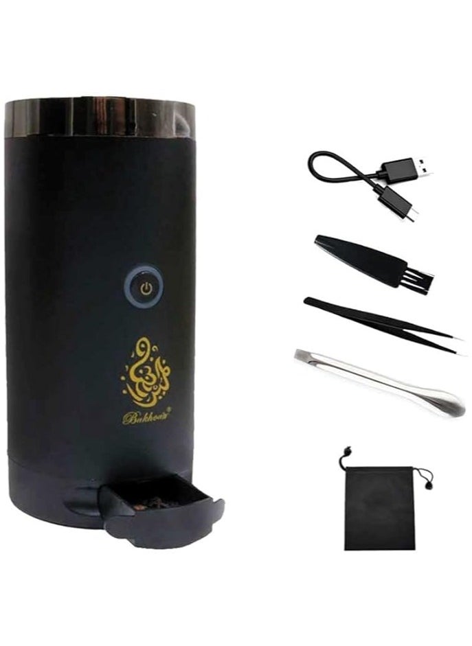 ELTRAZONE Portable USB Rechargeable Incense Burner | Electric Oud Burner Mubkhara for Home, Office & Car | Compact and Stylish Arabic Aroma Diffuser with Safe Heat Technology | Perfect for Bakhoor, Oud, and Fragrance Enjoyment On-the-Go - Image 4