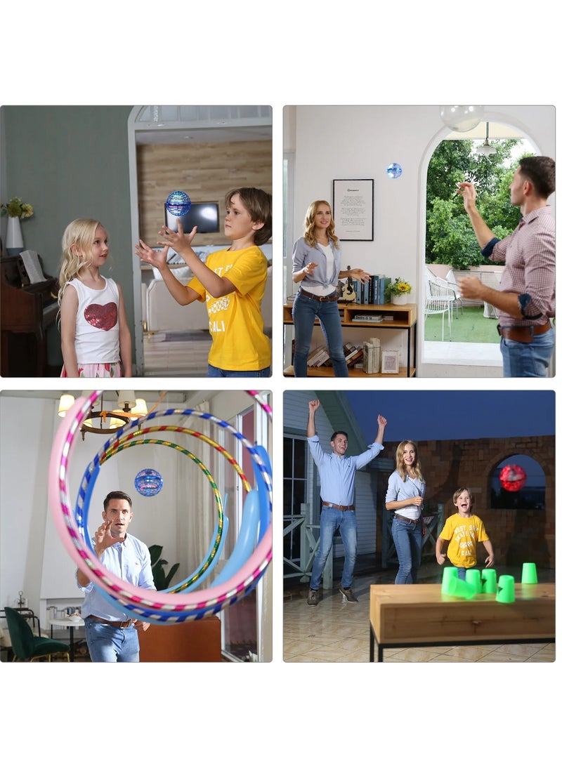 ميرلين كرة السحرة الطائرة من ميرلين، كرة بوميرانج طائرة يتم التحكم فيها يدويًا، دوارة طائرة مع حيل لا حصر لها، هدية ألعاب رائعة للأولاد والبنات والمراهقين من سن 6 إلى 10 سنوات، ألعاب داخلية وخارجية - Image 3