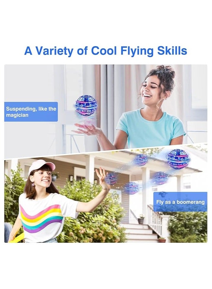 ميرلين كرة السحرة الطائرة من ميرلين، كرة بوميرانج طائرة يتم التحكم فيها يدويًا، دوارة طائرة مع حيل لا حصر لها، هدية ألعاب رائعة للأولاد والبنات والمراهقين من سن 6 إلى 10 سنوات، ألعاب داخلية وخارجية - Image 4