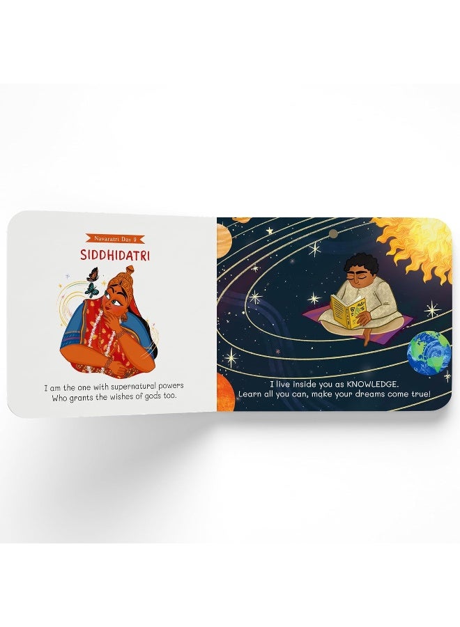 My Little Book of Nava Durga: Celebrate the Nine Forms of Goddess Durga This Navratri | Full-coloured, Illustrated Board Books on Hindu Mythology | Indian Gods & Goddesses for Kids | Age 3+ - Image 5