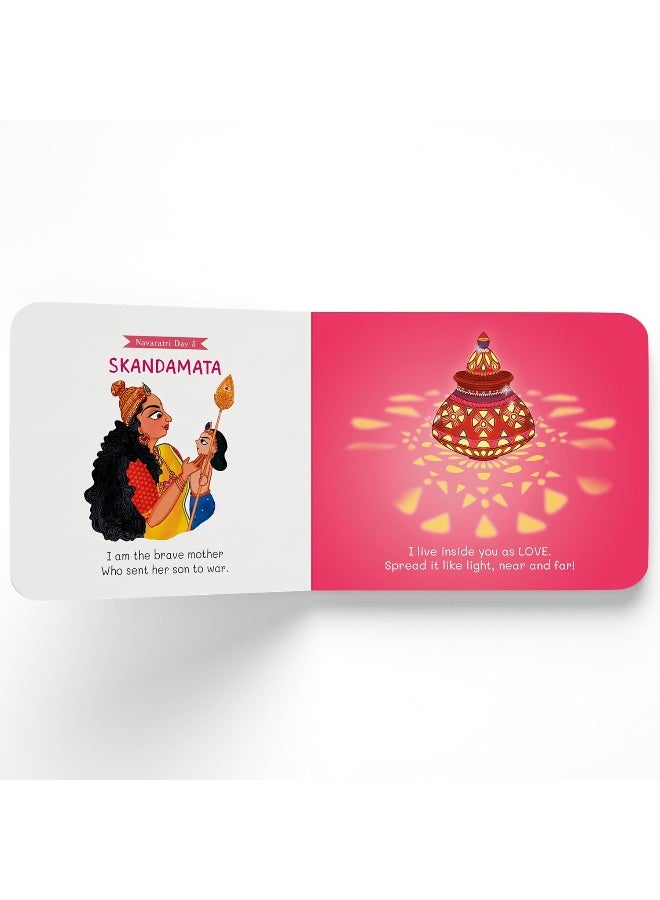 My Little Book of Nava Durga: Celebrate the Nine Forms of Goddess Durga This Navratri | Full-coloured, Illustrated Board Books on Hindu Mythology | Indian Gods & Goddesses for Kids | Age 3+ - Image 4