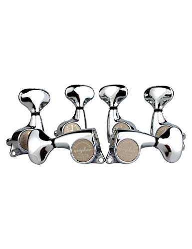 Guyker 6Pcs Guitar Machine Heads (3L + 3R) – 1:21 Sealed Tuning Key Pegs Tuners Set Replacement for ST TL SG Style Electric or Acoustic Guitars – Chrome - Image 2