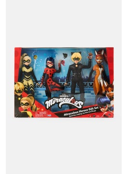 ZAG Heroez Miraculous 4 Pcs Miraculous Heroez Fashion Doll Gist Set  - Image 1