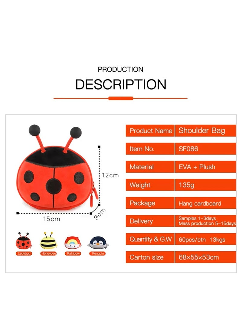 Supercute Shoulder Sling Bag Super Cute Ladybug Design - Image 5
