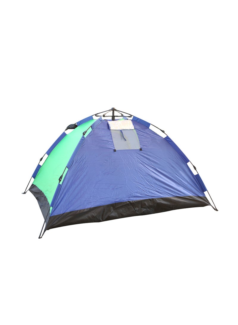 Royalford RF9512 Season Tent 205x205x135 Cm - Portable UV/ Waterproof Camping Tent | Ventilated Mesh Window | Ideal for 3 -4 Person | Perfect for camping, hiking, backpacking or festivals - Image 1
