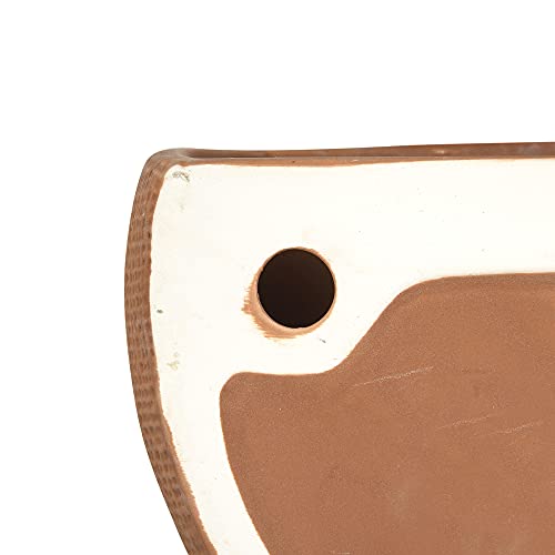 Main + Mesa Modern Boho Stoneware Wall Mount Planters, Terracotta, Set of 2 Sizes - Image 5