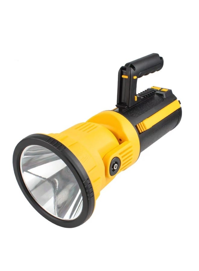 Multi-function Charging LED Portable Lamp Flashlight Outdoor High-power Strong Light Flashlight Lighting Searchlight-Color:W5165-1 (large Light Cup Model) - Image 1