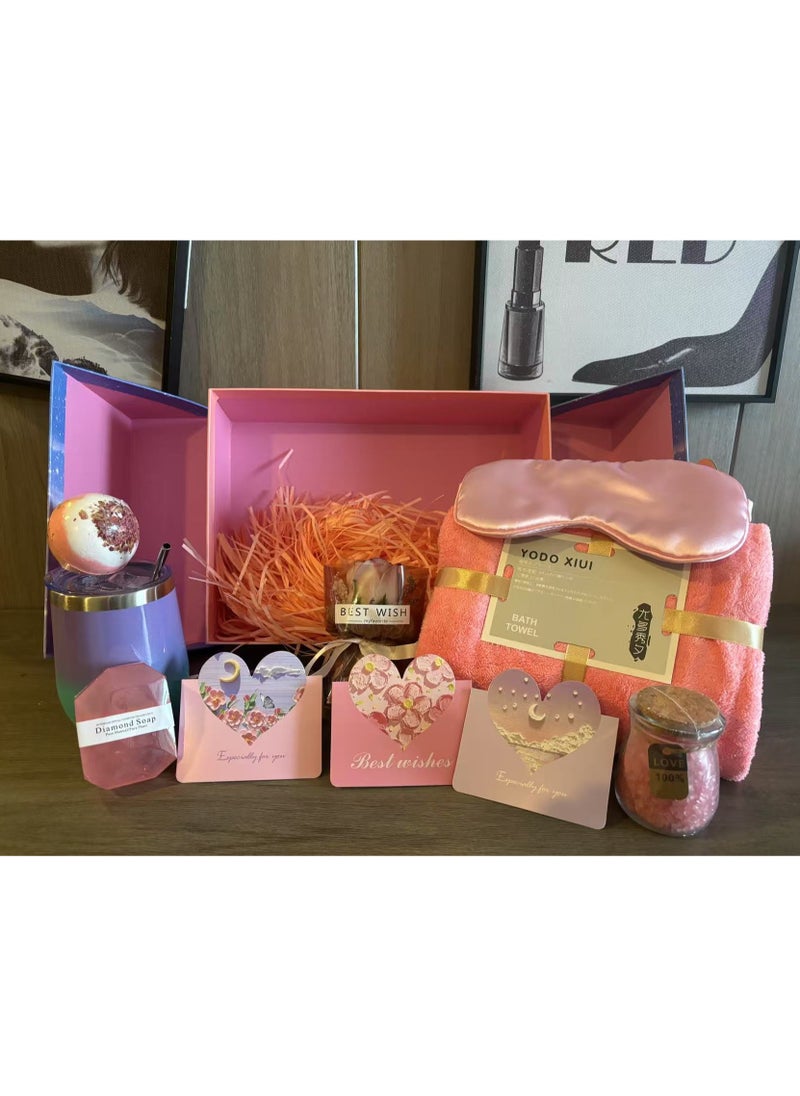 Via Saffi Gifts Basket for Women,Birthday Gifts for Women Girlfriend,Spa Gift Set for Women Mom Sister Girls Ladies Girlfriend  - Image 3