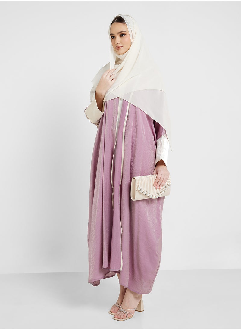 hayas closet Open Front Cape Sleeve Abaya  - Image 5