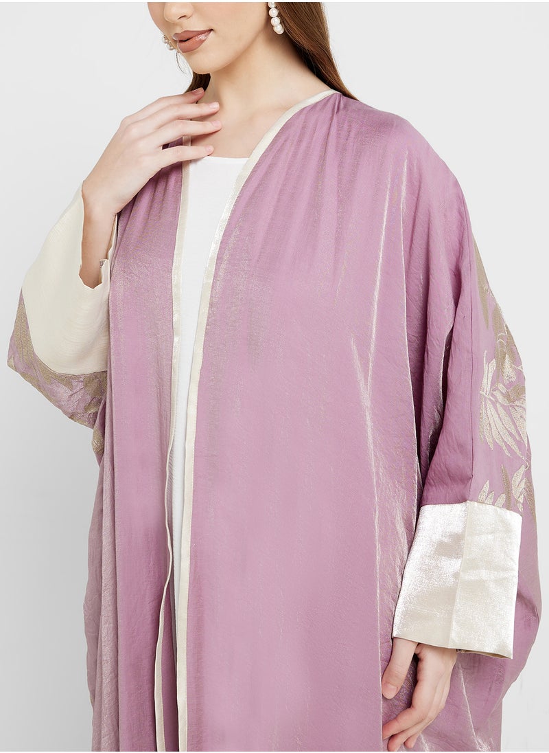 hayas closet Open Front Cape Sleeve Abaya  - Image 3