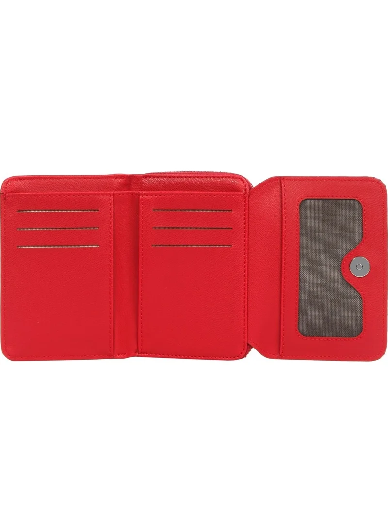 Cengiz Pakel Mentor Women's Wallet-Portfolio 65239MN-Red