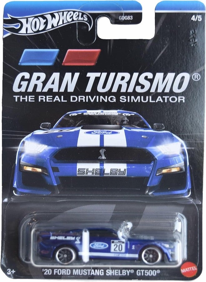 Matchbox Hot Wheels '20 Ford Mustang Shelby GT500, The Real Driving Simulator [Blue] 4/5 - Image 1