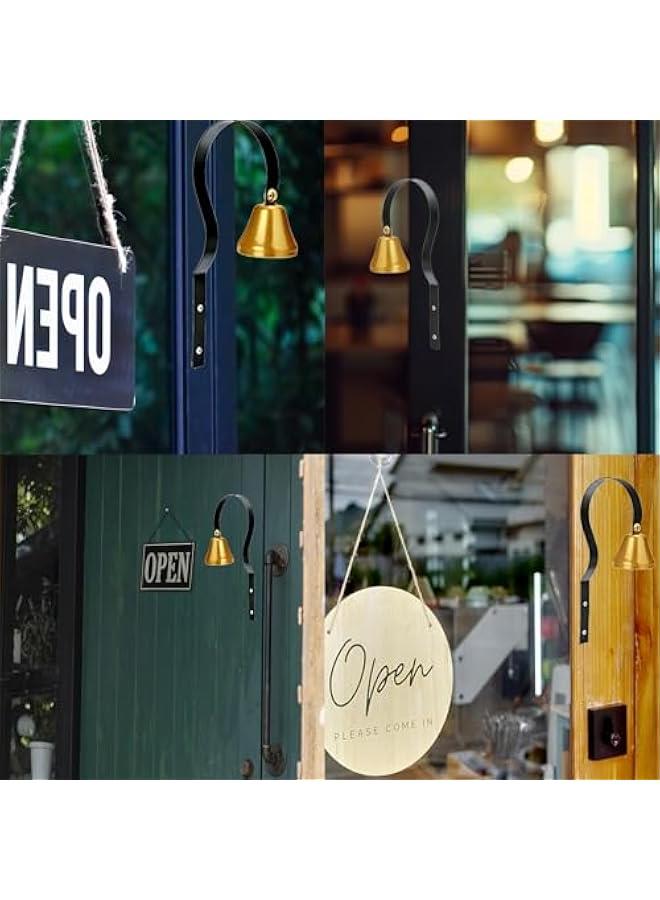 Retro Doorbell, Traditional Metal Shopkeepers Bell, Home Office Retail Store Door Hanging Bell Dog Training Bell Ring Bell for Door Opening,Remind You Customer Coming  - Image 5