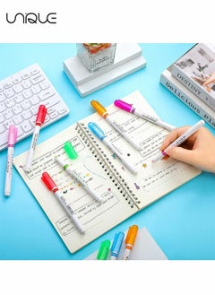 Unique 6Pcs Colored Curve Pens,  6 Different Curve Shapes, Planner Pens For Writing Journaling Note Taking Drawing Scrapbook Art School Supplies  - Image 4