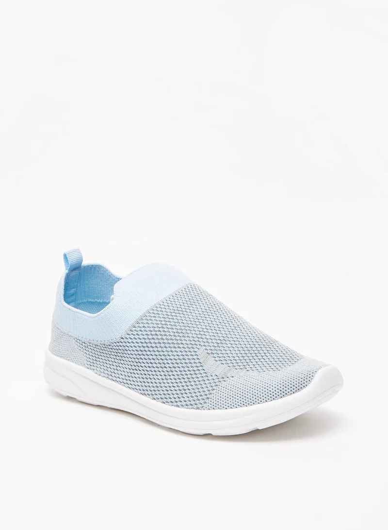 Oaklan by Shoexpress Girls Textured Slip On Sports Shoes
