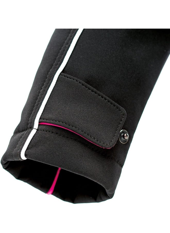TUCANO URBANO Ovetta Ce Bikers Jacket For Women - Fucsia Black/Pink - Eu38  - Image 4