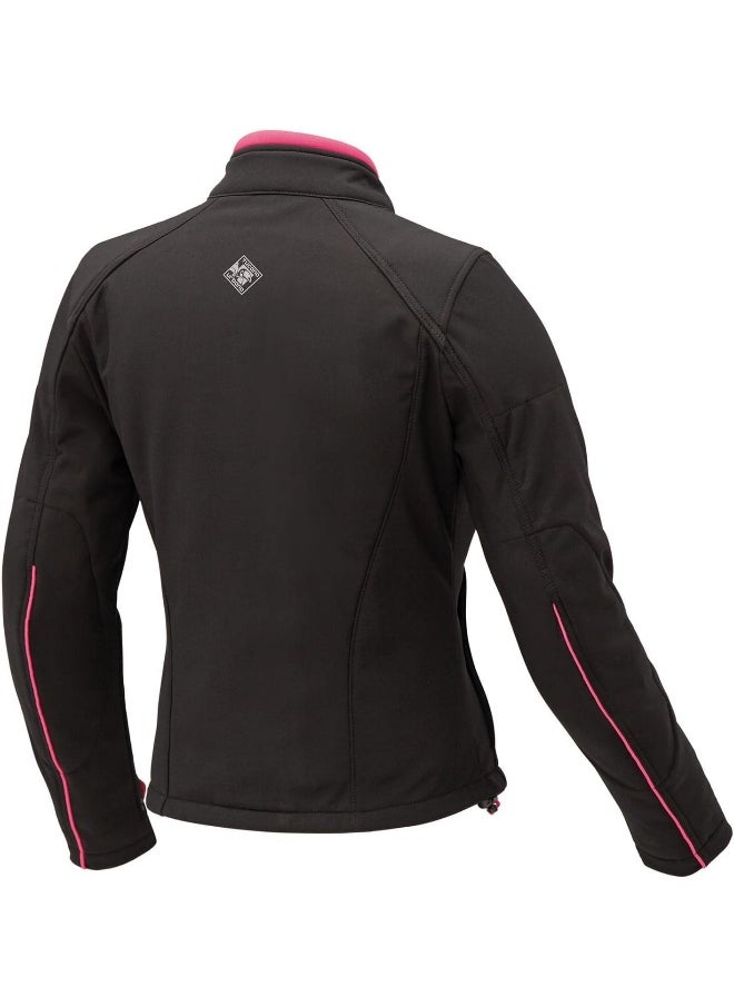 TUCANO URBANO Ovetta Ce Bikers Jacket For Women - Fucsia Black/Pink - Eu38  - Image 1