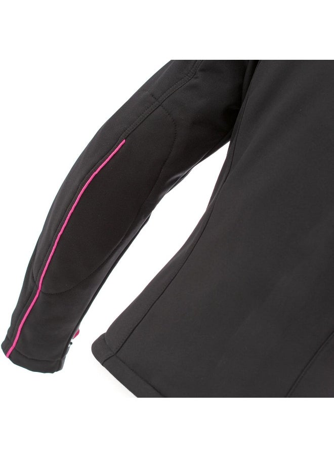 TUCANO URBANO Ovetta Ce Bikers Jacket For Women - Fucsia Black/Pink - Eu38  - Image 5