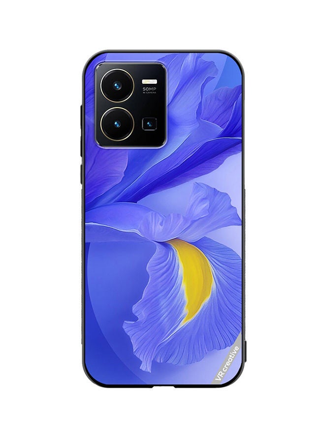 VR CREATIVE Protective Case Cover For Vivo Y35 Flower Design Multicolour