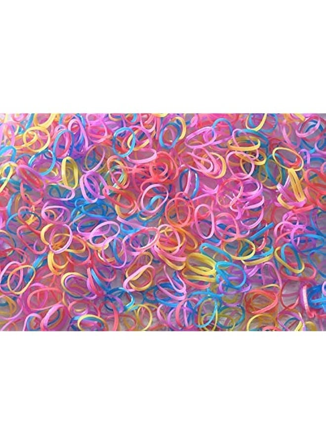 2600PCS Kids Elastics No Damage Colored Hair Bands Fashion Girls Hair Ties(260 in a packet. Ten packets altogether） - Image 1