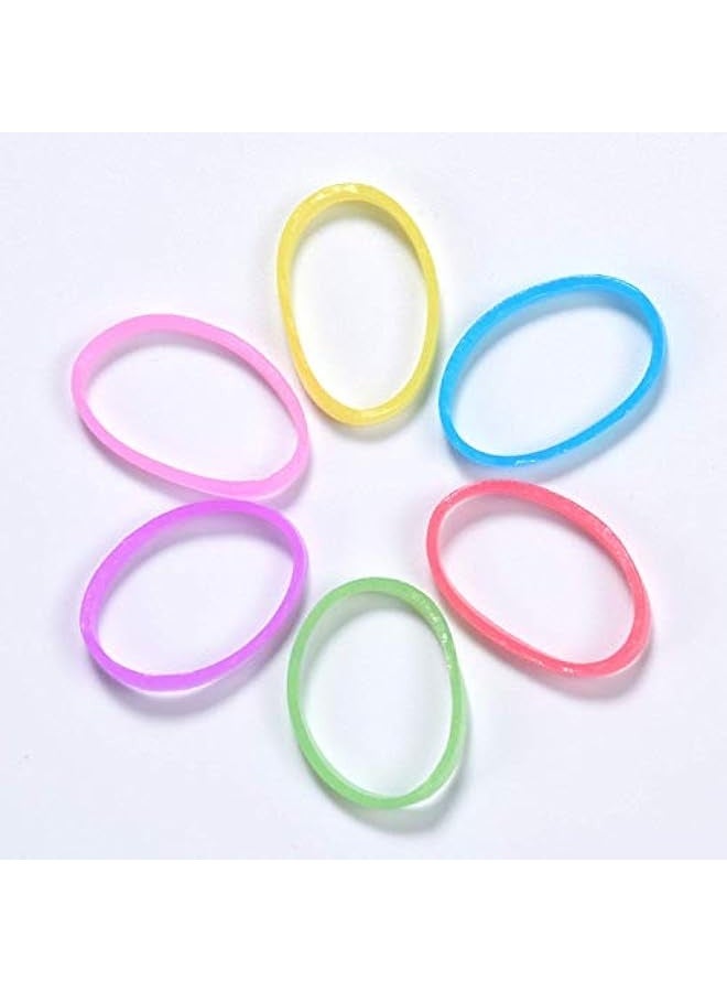 2600PCS Kids Elastics No Damage Colored Hair Bands Fashion Girls Hair Ties(260 in a packet. Ten packets altogether） - Image 3