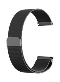 NIBEMINENT Milanese Metal Strap 22mm For Huawei Watch GT2e GT2 46mm Black  - Image 2