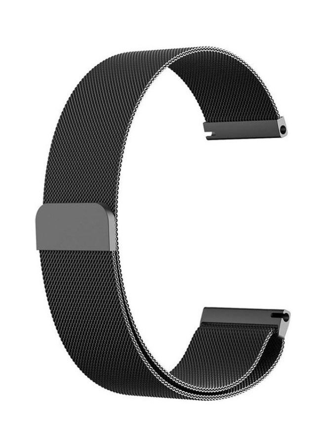 NIBEMINENT - Milanese Metal Strap 22mm For Huawei Watch GT2e GT2 46mm Black - Image 1