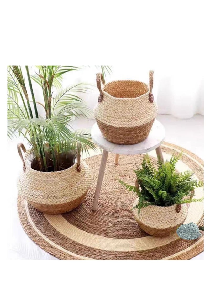 FFD Round Jute Rug Soft Braided Rug for Indoor Outdoor Kitchen Bedroom Living Room Hallways Enterway  - Image 5