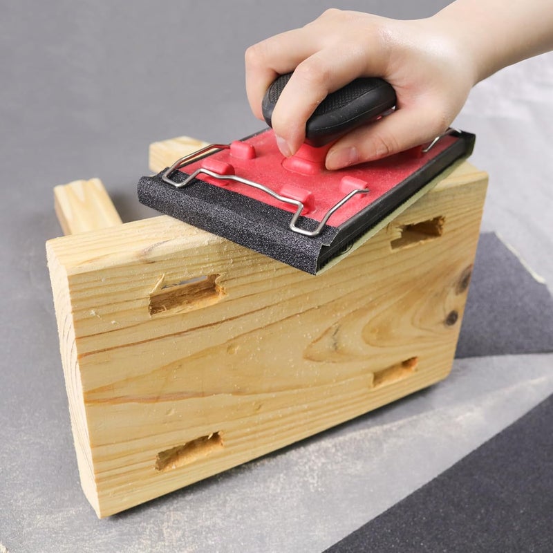 MAXMAN MAXAMN 100 Grit Sandpaper, Wet Dry Sandpaper Sheets 9 x 11 Inches, Silicon Carbide Abrasive Sand Paper for Wood Furniture Finishing, Metal Sanding, Automotive Polishing, DIY Projects, 10 Sheets - Image 5