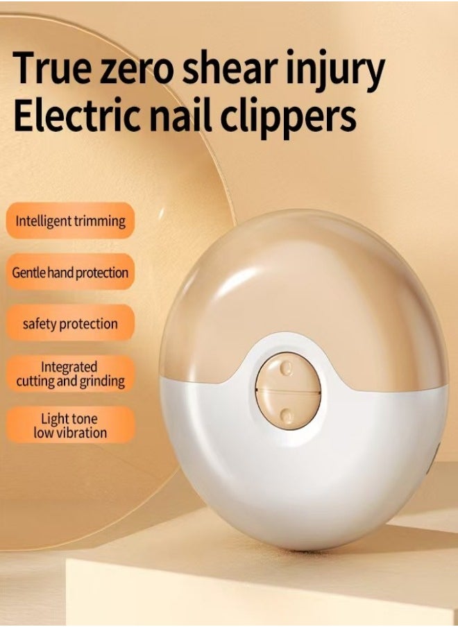 nubite 2 in 1 Electric Polishing Automatic Nail Clippers,2024New Electric Nail Clipper,Nail Clippers with Nail Chip Storage,Nail Clippers Suitable for Children,Kids ,Adults, and The Elderly,Baby Elderly Care Tools  - Image 3