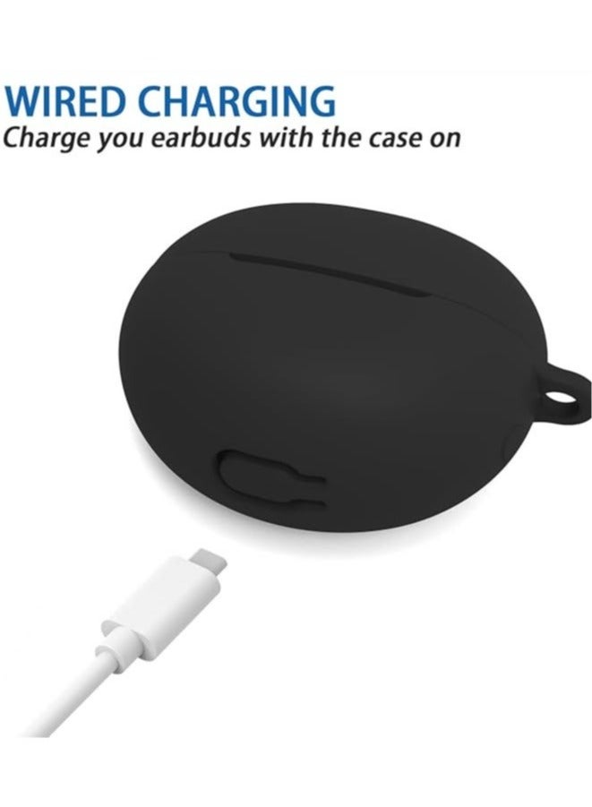 For Huawei freeclip bluetooth headset case Shockproof case Scratch-resistant case Comes with 3-in-1 cleaning tool Climbing clip Lanyard Belt (Black)  - Image 3
