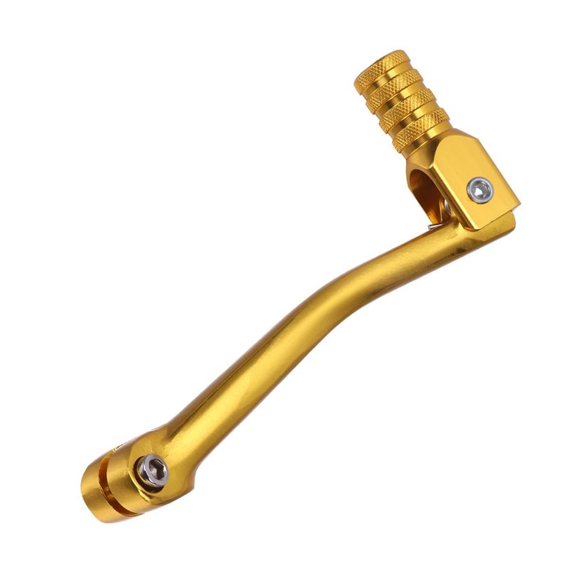 CNC Aluminum Motorcycle Folding Gear Shift Lever Golden Color For ATV Dirt Bike - Image 2