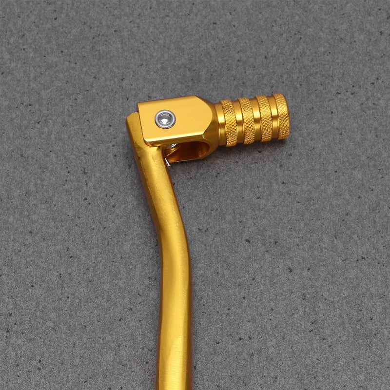 CNC Aluminum Motorcycle Folding Gear Shift Lever Golden Color For ATV Dirt Bike - Image 5