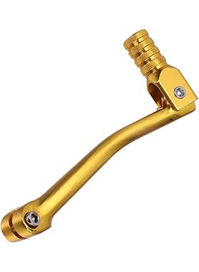 CNC Aluminum Motorcycle Folding Gear Shift Lever Golden Color For ATV Dirt Bike - Image 1