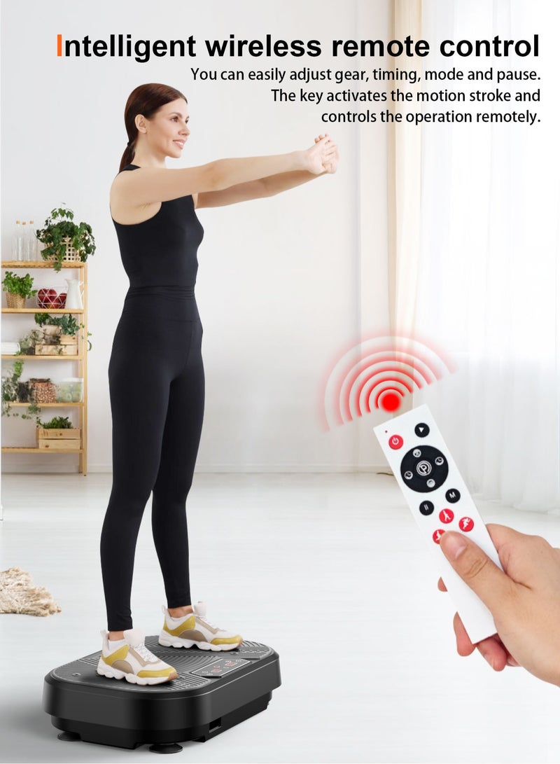 Fat Shaking Machine, Home Vibration Fitness Equipment with Bluetooth Speaker, 510 Program Modes, Whole Body Fat Shaking Machine, Gym Weight Loss Fat Burner, Maximum Weight Capacity up to 250 kg - Image 5