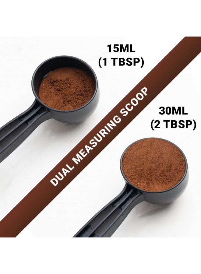 GPG2 Koffee Zen Espresso Scoop with Tamper, 5 Espresso Tamper Sizes Included (49mm - 58mm), Coffee Scoop Measuring Spoon (1 & 2 tbsp), Replacement Tamper for Espresso Machine Delonghi, Breville, & Others - Image 3