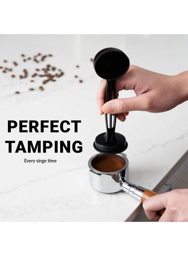 GPG2 Koffee Zen Espresso Scoop with Tamper, 5 Espresso Tamper Sizes Included (49mm - 58mm), Coffee Scoop Measuring Spoon (1 & 2 tbsp), Replacement Tamper for Espresso Machine Delonghi, Breville, & Others - Image 2