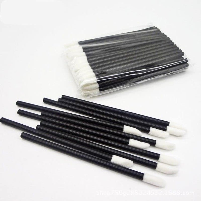 GoWorth 200Pcs/Set Disposable Lip Brushes Make Up Brush Lipstick Lip Gloss Wands Applicator Tool Makeup Beauty Tool Kits - Image 1