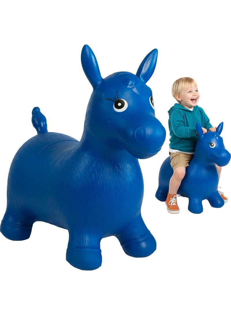 Inflatable bouncy horse doll (color may vary) - Image 1