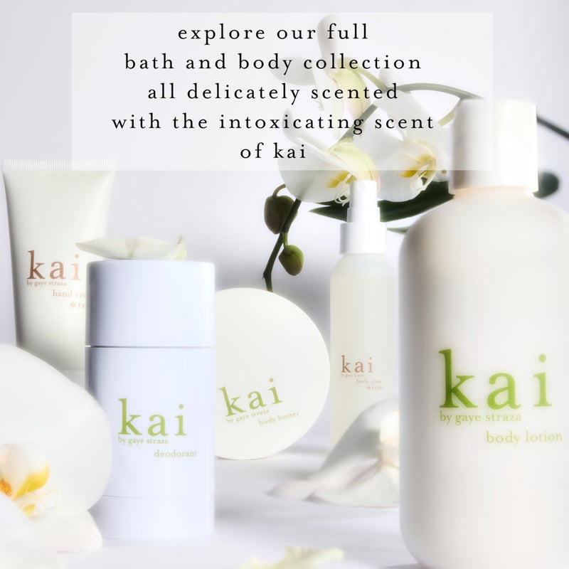 kai body lotion - a nourishing shea butter body lotion scented with fresh & light gardenia wrapped in white exotics, 8 oz | supple, glowing skin, vegan, clean. inspired by memories of Hawaii - Image 5