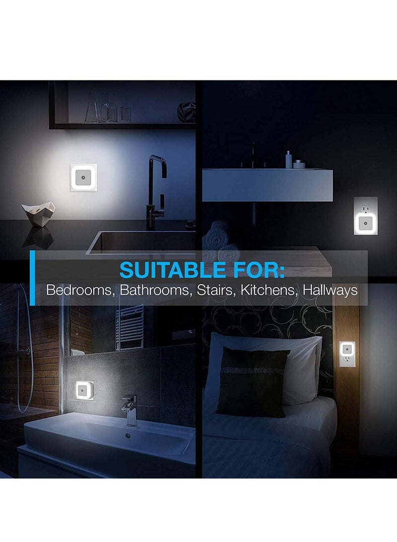 SYOSI LED Night Light, Plug-in 6 Pack Super Smart Dusk to Dawn Sensor, Night Lights Suitable for Bedroom - Image 4