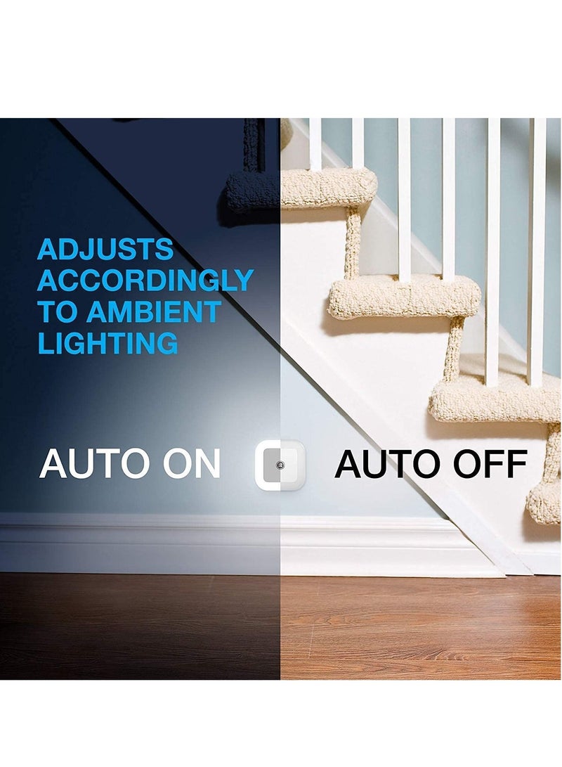 SYOSI LED Night Light, Plug-in 6 Pack Super Smart Dusk to Dawn Sensor, Night Lights Suitable for Bedroom - Image 2