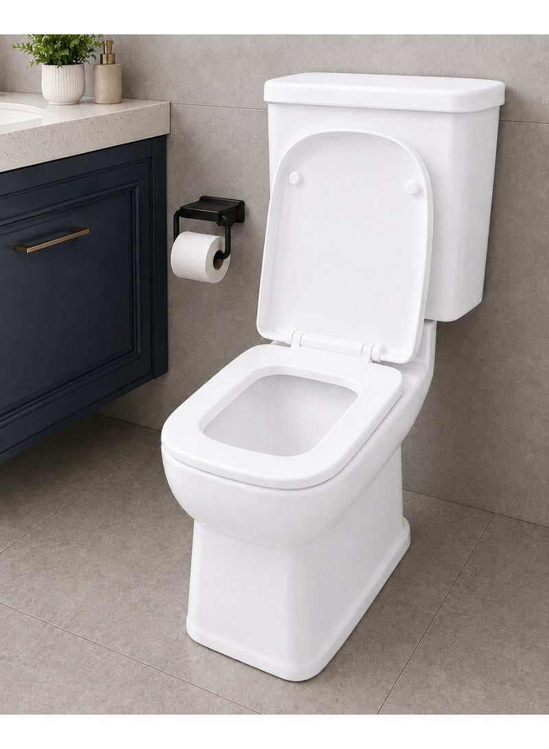 100% Professional choice white toilet seat cover, one size, large - Image 2