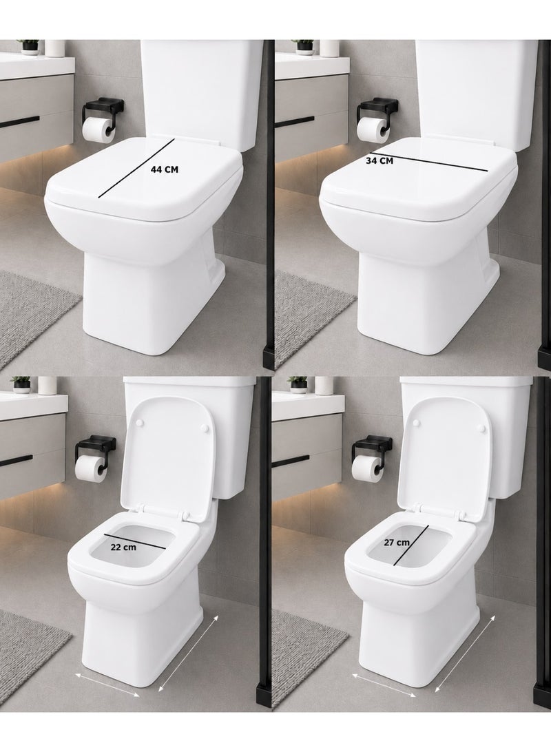 100% Professional choice white toilet seat cover, one size, large - Image 3